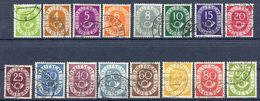 LOTE 1676  ///  (C270)  ALEMANIA FEDERAL   YVERT Nº:  9/24  //  CATALOG. 2014/COTE: 54€ - Used Stamps