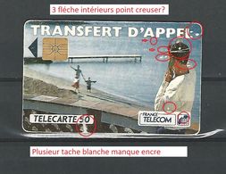 VARIÉTÉS FRANCE TÉLÉCARTE OPÉRATEURS TELECOM 06 / 92 TRANSFERT D'APPEL 50 U F275a   GEM1A UTILISÉE - Varietà