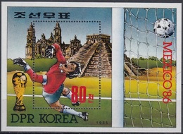 KOREA North 2704,unused,football - Unused Stamps