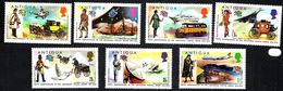 ANTIGUA 100TH ANN. OF UPU QEII HEAD WOMAN SHIP AIRPLANE ETC. 1974 SET OF7 STAMPS MINT SG? READ DESCRIPTION!! - 1960-1981 Ministerial Government
