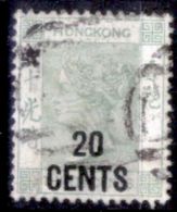 Hong-Kong-G0016 - 1885-90: Y&T N° 54 (o) - Senza Difetti Occulti. - Gebruikt