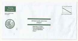 REPONSE PAYEE  POUR L'ITALIE  FRATELLI CARLI - Interi Postali