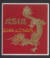 Etiquettes De Vin  -   Asia  -  Cuvée Du Dragon - Asiatische