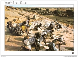 BURKINA FASO - TIBOU - Province Du Yatenga - Jeunes Filles Peuvent Et Doivent Moudre Un Peu De Mil - W-6 - Burkina Faso