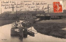 Escautpont - L'Escaut Et Les Verreries (animée, Batellerie, Dembea, Phot. Delsart 1911) - Houseboats