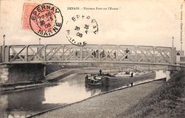 Denain - Nouveau Pont Sur L'Escaut (animée, Batellerie, Cacheux, Landouzy 1906) - Houseboats