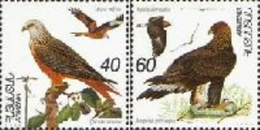 Armenia 1995 Fauna, Birds Birds Of Prey Mi 246-247 Scott 499-500 MNH** - Armenië