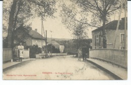 D 21 CPA  VENAREY LE CAFE PUB  DUBONNET  Et LE PONT DU CANAL PETITE Animation N0147 - Venarey Les Laumes