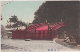 Cpa,asie,asia,japon,japan ,chine,china,kobe,nippon, Japanese,japonais,photo,p Icture,postcard,NIKKO,bridge,pont Rouge - Autres & Non Classés