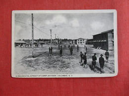 Regimental Street At Camp Jackson   South Carolina > Columbia-Ref  2882 - Columbia