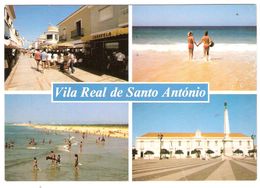 VILA REAL De SANTO ANTONIO, Algarve, Portugal ; Multivues ; Centre Ville Plage, TB - Vila Real