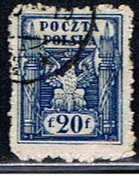 POL 124 //  Y&T 163 // 1919 - Used Stamps