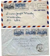 Maroc Morocco Marruecos Marokko  Lot Lettre X 4 Pour USA Cover Carta Belege - Briefe U. Dokumente