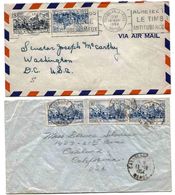 Maroc Morocco Marruecos Marokko  Lot Lettre X 4 Pour USA Cover Carta Belege - Covers & Documents