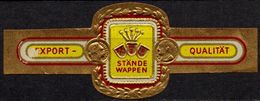 GERMANY - Stande Wappen - Coronas - CIGAR Label Vignette - Etichette