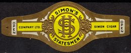 Canada  / Simon's Statesmen - CIGAR CIGAR Label Vignette - Etiquetas