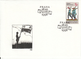 Czech Republic 1998 Year Set Of  37 FDCs - FDC