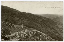 BARMOUTH : PANORAMA PATH / POSTMARK - BARMOUTH (DUPLEX) / ADDRESS - CROYDON, GRANT ROAD, PRINTING WORKS - Merionethshire