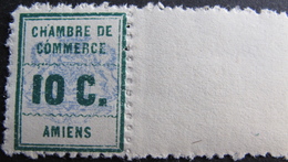 Lot FD/1255 - TIMBRE DE GREVE - CHAMBRE DE COMMERCE D'AMIENS - N°1 NEUF** Avec GRAND BORD DE FEUILLE - SUPERBE - Sonstige & Ohne Zuordnung