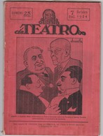 PORTUGAL MAGAZINE - TEATRO - THEATRE - Nº 25  - 1924 - CARICATURE - AMARELHE - Teatro