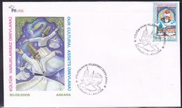 AC - TURKEY FDC - OUR CULTURAL ASSETS MEVLANA JALAL AD-DIN MUHAMMED RUMI JOINT ISSUE WITH IRAN. SYRIA AND AFGHANISTAN - FDC
