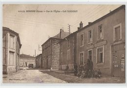 55 Meuse - Behonne Rue De L'église Café Pub Bière Croix De Lorraine 1936 - Andere & Zonder Classificatie