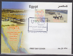 EGYPTE     2013       Premier Jour - Cartas & Documentos