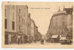 39 Jura Lons Le Saunier Rue Lecourbe Animée Pub Chocolat Pelen Grand Bazar 1938 - Lons Le Saunier