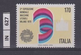 ITALIA REPUBBLICA, 1979	Congresso Macchine Utensili L. 170 Nuovo - 1971-80:  Nuovi