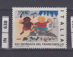 ITALIA REPUBBLICA, 1979	Giornata Del Francobollo L. 70 Nuovo - 1971-80:  Nuovi
