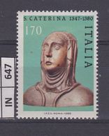 ITALIA REPUBBLICA, 1980	Santa Caterina Nuovo - 1971-80:  Nuovi