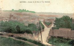 CPA  -  BEYNES  (78)    Avenue De La Gare Et Vue Générale - Beynes
