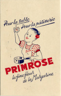 Buvard  Alimentation  PRIMROSE  La Fine Fleur De La Margarine,pour La Table ,pour La Patisserie - Collections, Lots & Séries