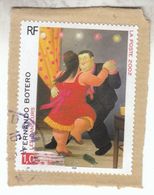 RARE - Y&T N° 3482 Sur Fragment - Variété - Valeur Faciale Griffée Dans Le Cliché Offset - Used Stamps