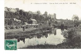 Cpa Chateau De Vitre Vue Au Nord - Vitre