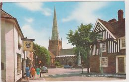 Angleterre,the Parish Church,solihull,midlands De L'ouest ,sud De Birmingham,masons Arms,ed J Salmon Sevenoaks,rare - Birmingham