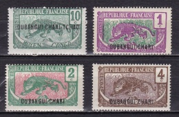 Oubangui N°21*,25*,26*,27* - Unused Stamps