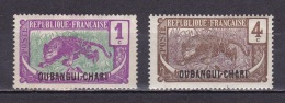 Oubangui N°25*,27* - Unused Stamps