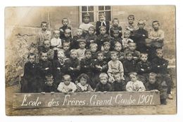 LA GRAND COMBE (30) Carte Photo Groupe D'élèves De L'école Des Frères - La Grand-Combe