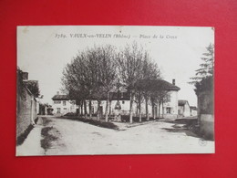 CPA 69 VAUX EN VELIN PLACE DE LA CROIX - Vaux-en-Velin