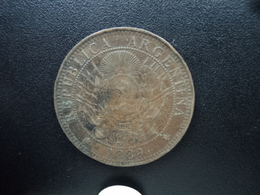 ARGENTINE : 2 CENTAVOS  1889   KM 8    TTB - Argentina