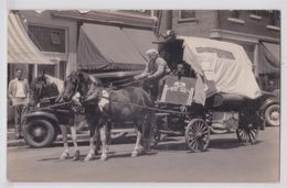 RENO (?) The Biggest Little City In The World Photo Postcard Diligence Pioneer From Chicago Sacks Westwood Cancellation - Reno