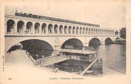 ¤¤  -   PARIS   -  Viaduc D'Auteuil   -  Train Passant Sur Le Pont  -  Chemin De Fer    -   ¤¤ - Arrondissement: 16