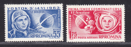 ROUMANIE AERIENS N°  175 & 176 ** MNH Neufs Sans Charnière, TB (D5797) Cosmos, Vol Spacial Groupé, Vostok 5 & 6 - Ongebruikt