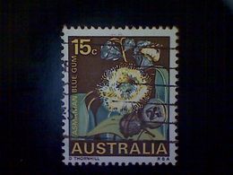 Australia, Scott #436, Used(o), 1968, State Flowers, Tasmania, Blue Gum, 15cts, Multicolored - Used Stamps