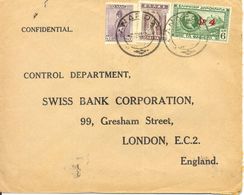 Lettre De Greece Vers London 1932. Flamme Au Dos Cover - Lettres & Documents