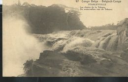 Carte N° 62. Vue: 97. STANLEYVILLE: Les Chutes De La Tshopo; Obl: Kasenyi 10/06/1927 - Entiers Postaux