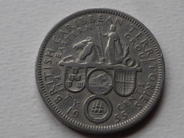 Caraibes 50 Cents  1955    Km#7  Cupronickel   TB  à  TTB - Britse-karibisher Territorien