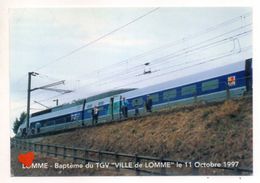 21079-LE-59-LOMME-Baptême Du TGV "VILLE De LOMME "-le 11 Octobre 1997-----------asso Des Collectionneurs Lommois - Lomme