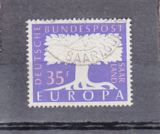 SARRE     Annee 1957     EUROPA 35f Violet Et Rose    Y.T. N°385    Oblitere - Gebraucht